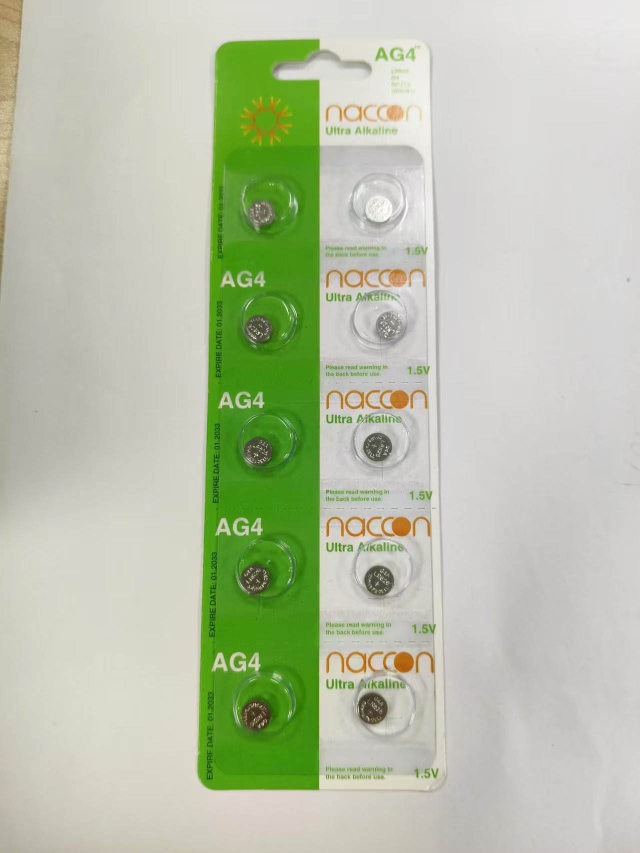 AG4 Lr626 1.5V Alkaline Button Cell Battery