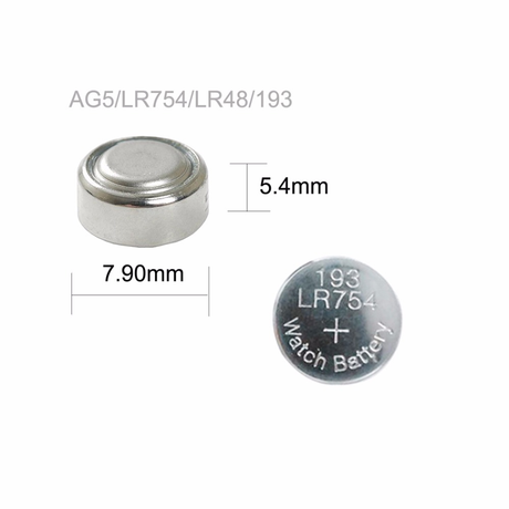 AG5 Lr754 1.5V Alkaline Button Cell Battery